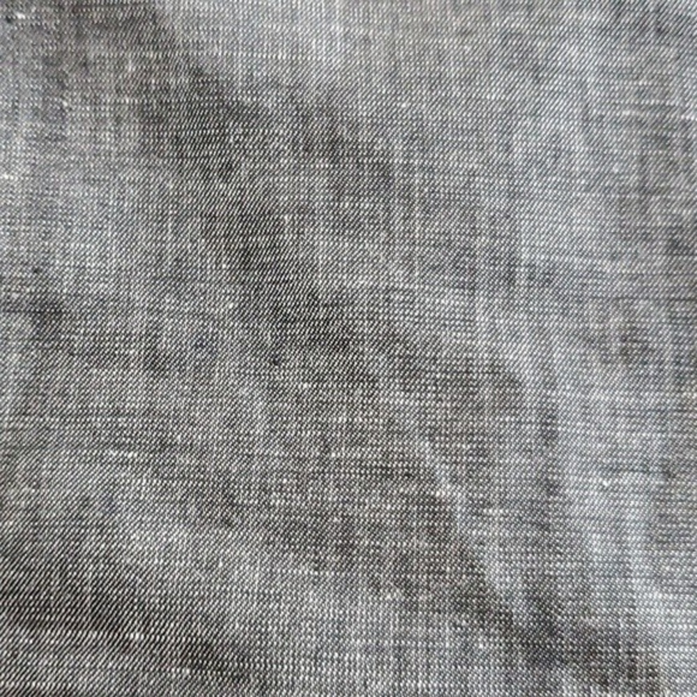 TALBOTS LINEN DRAWSTRING WIDE STRAIGHT LEG GRAY PANTS SIZE 10 BEACHY HIGH WAIST - Picture 10 of 11
